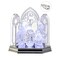 Contemporary Home Living 8" LED Lighted Nativity Christmas Snow Globe with Timer